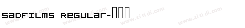 SadFilms Regular字体转换